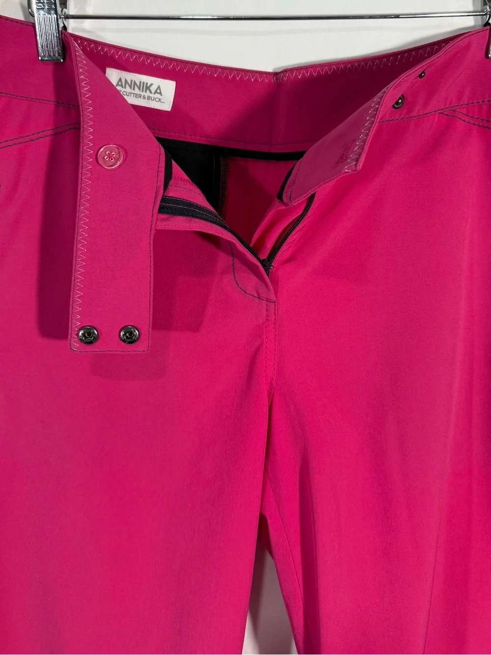 Women’s Hot Pink Bermuda Shorts with Zip Pockets